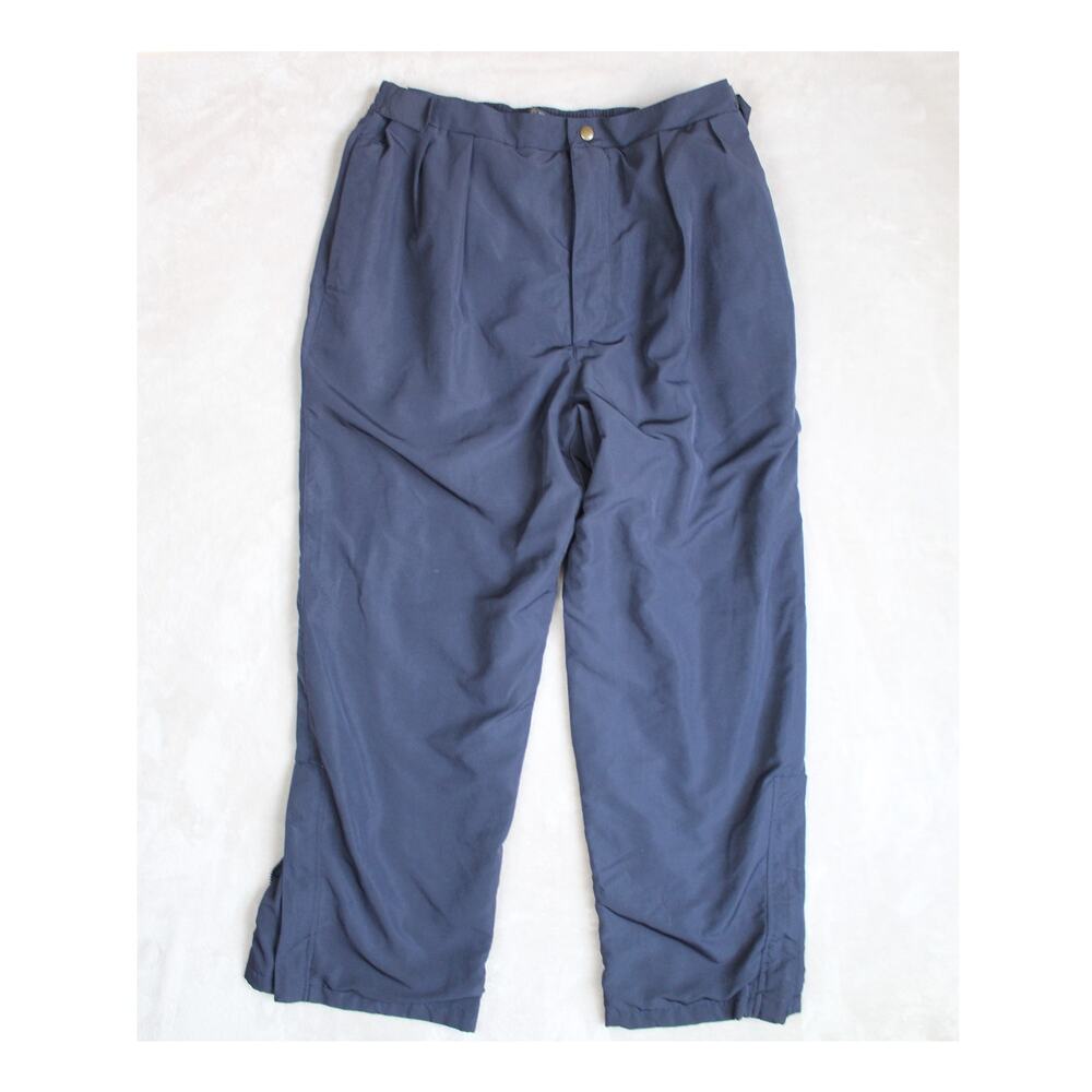 Tourney Waterproof Pants Mens XL Blue Rain Fishing Outdoor Windproof Vintage